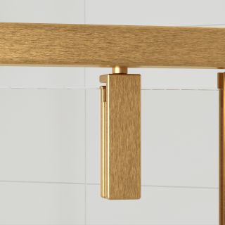 Душевой уголок RGW HO-088Gb 350608800-16 100x100 см брашированное золото